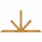 Ekena Millwork Saratoga Rough Sawn Timber Gable Bracket, Western Red Cedar, 72"W x 39"H x 4"D x 4"F, 13/12 Pitch GBW072X39X0404SAR00RWR - alternate 1